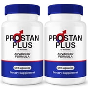 2 Pack Prostan Plus - Official ProstanPlus Pills For Prostate Heath, All Natural Formula To Support Control, Energy & Overall Well-Being, Review 120 Capsules