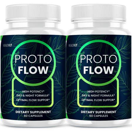(2 Pack) Protoflow Prostate Support Pills Non GMO Advanced Formula (120 Capsules)