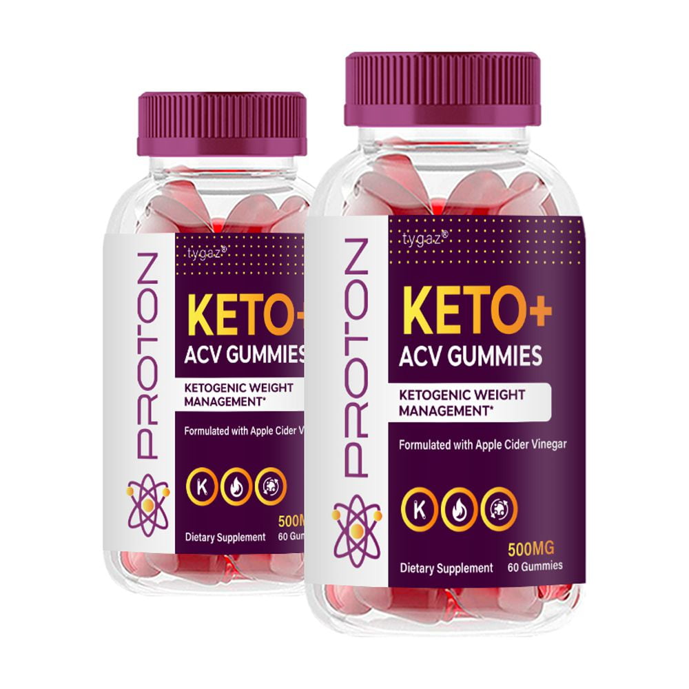 Proton Keto Apple Cider Vinegar Gummies (2 Pack) Digestive Health
