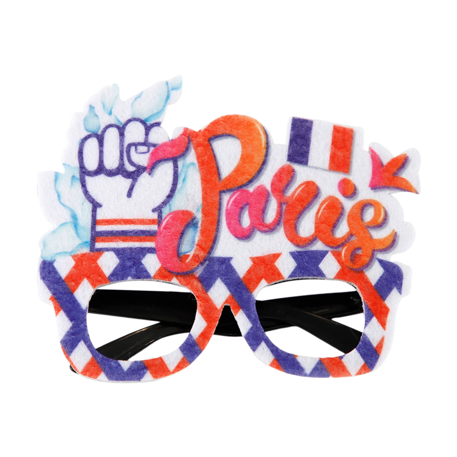 (2Pack) Puawkoer 2024 France Games Decorative That Fit Over Glasses