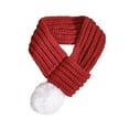 thumbnail image 1 of (2-Pack) Puawkoer Dog Solid Knitted Scarf Dog Name Christmas Pet Headdress Cat Small Dog Bow Ties for Boys Dog Clothes Accessories Pet Dog Name Christmas Knitted, 1 of 8