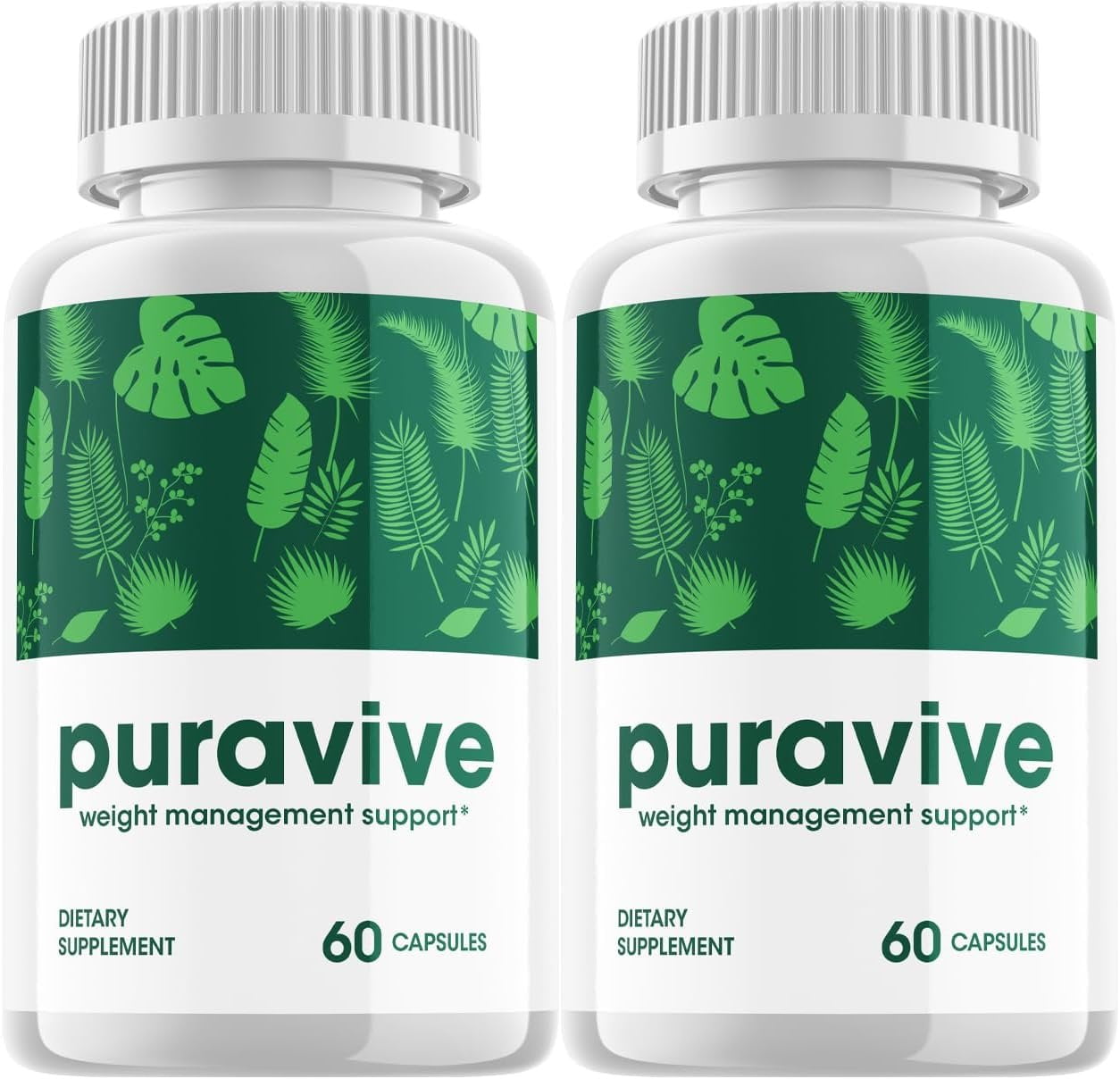 2 Pack Puravive Extra Strength Pills - Official - Keto Puravive Advanced Formula Raspberry Ketone Dietary Support Supplement PureViva Men Women 120 Capsules