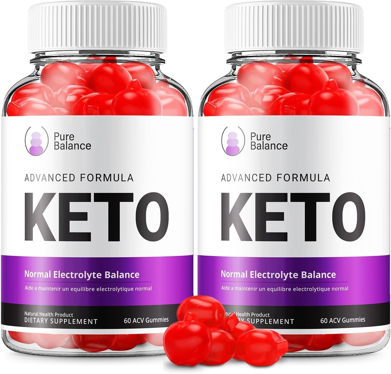 2 Pack Pure Balance Keto ACV Gummies - Official - Keto Pure Balance ACV