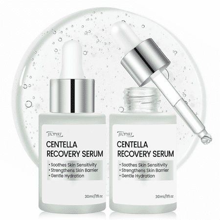 Jtopyrt Centella Asiatica Serum Set Soothing, Calming, Facial Serum for Face, for All Skin Types 2PC