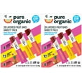 2 Pack Pure Organic Layered Fruit Bars, 28count