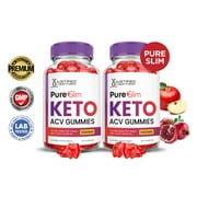 (2 Pack) Pure Slim Keto ACV Gummies 1000MG Dietary Supplement 120 Gummys