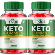 2 Pack Pure Wellness Keto ACV Gummies, PureWellness Advanced ACV 120 Gummies