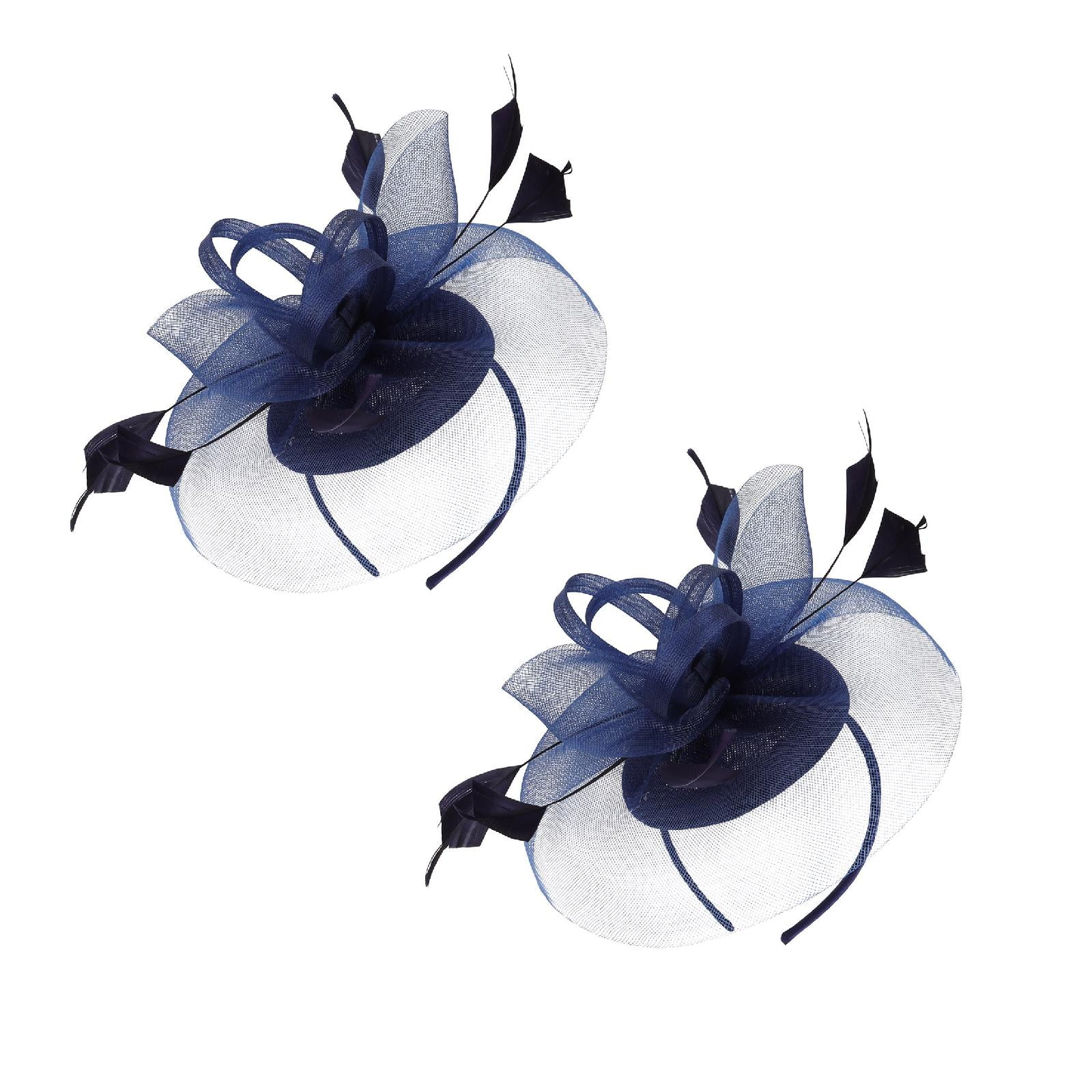 （2*Pack）Pzocapte 2023 Fascinator Hat The Light Up Headband Flower