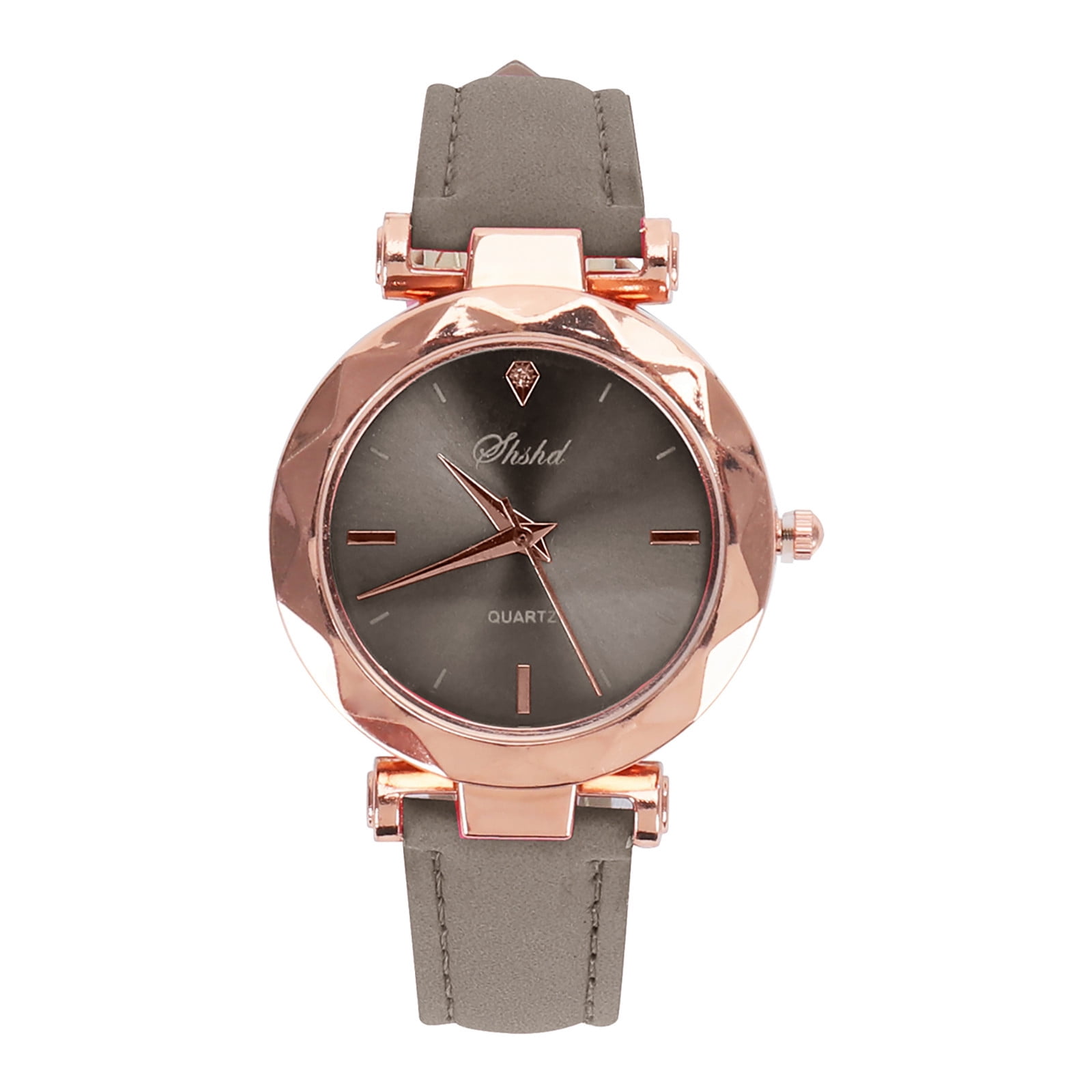 （2*Pack）Pzocapte Leather Wristwatch Casual Cheap Watch Watch Analog