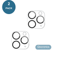 thumbnail image 1 of 2 Pack Qixxronics Camera Lens Protector Compatible with iPhone 11 Pro Max [Night Circle] Tempered Glass Lens Cover for iPhone 11 Pro Max, 1 of 5
