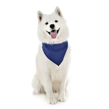 2 Pack Qraftsy Dog Cotton Bandana Scarf Triangle Bibs for Any Size Puppies, Dogs