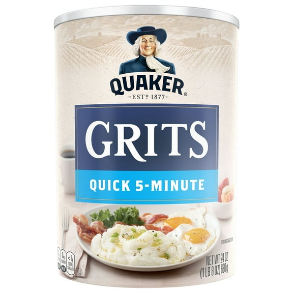 2 Pack - Quaker Quick 5-Minute Grits - 24 oz Packaging may vary