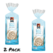( 2 Pack) Quaker Salt-Free Rice Cakes, 4.47 Oz.