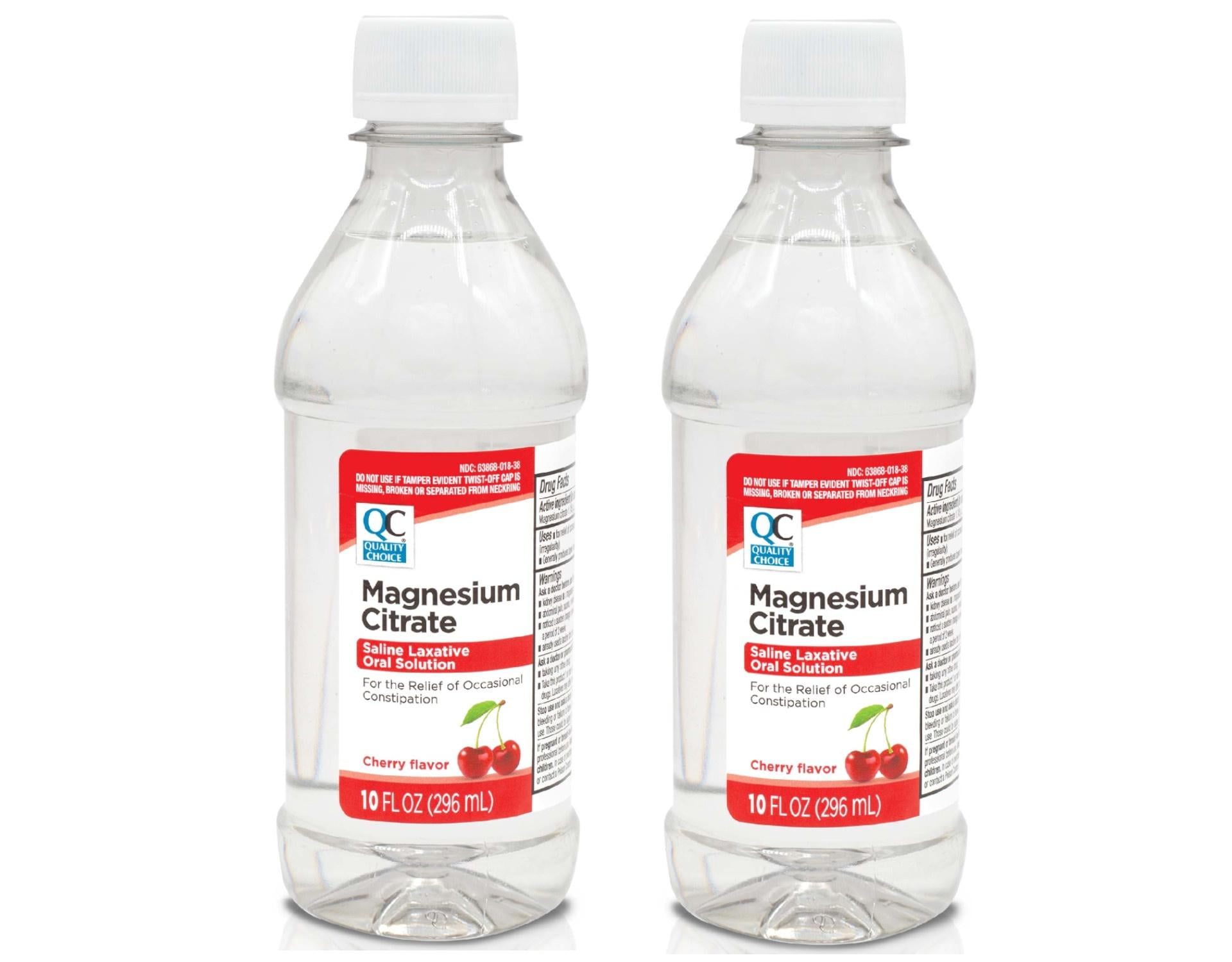 2 Pack Quality Choice Magnesium Citrate, Saline Laxative Oral
