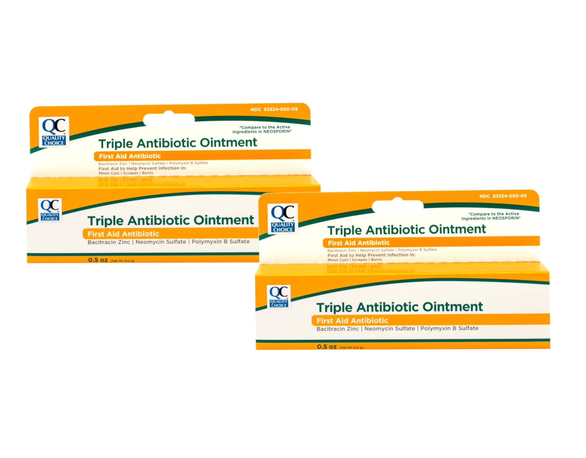 2 Pack - Quality Choice Triple Antibiotic Ointment, First Aid to