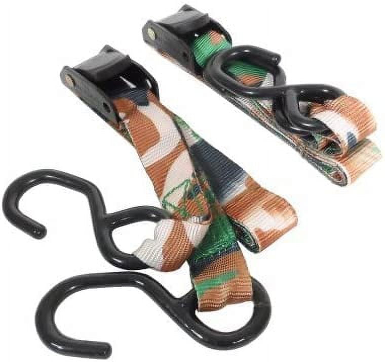 2Pack Quick Pull Tie Down Straps (Camo)
