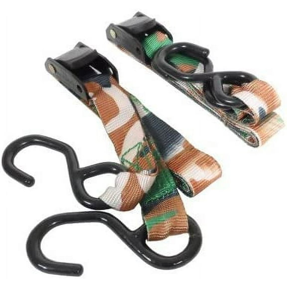 2-Pack Quick Pull Tie Down Straps (Camo)