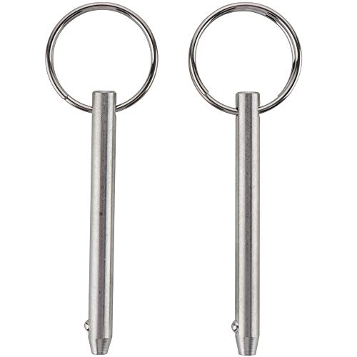 SHENGHUI 2 Pack Quick Release Bimini Top Swivel Hinge Deck Side Mount Marine Hardware 316-902569