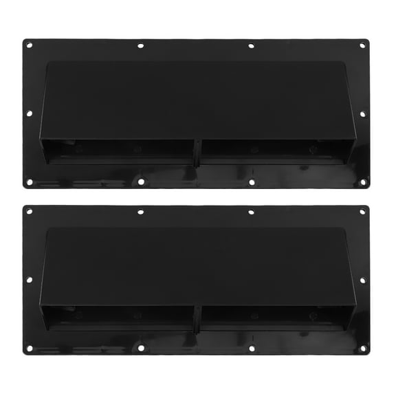 STOBOK 2Pcs Rv Stove Vent Cover Plastic Multi Functional Vent Protector Black