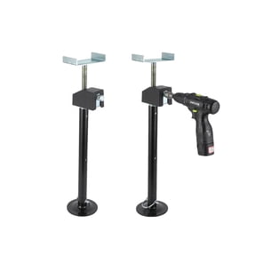 2-Pack RV Slide Out Stabilizer Jacks, Heavy Duty Camper Support Jacks for Travel Trailers, 5000 Lb Capacity Each, Drill & Manual Adjustable Height from 21" to 34"