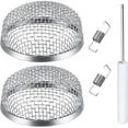 thumbnail image 1 of 2 Pack RV Vent Covers - 2.8 Inch Stainless Steel Mesh Screen for RV Furnace & Water Heater Vents - Flying Insect, Bug & Rodent Proof - Universal Fit for Most RV, Camper & Trailer Models, 1 of 7