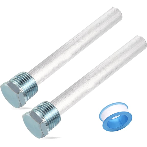 2 Pack RV Water Heater Anode Rod - 4.5" L x 1/2" NPT, Replacement Part for Atwood Dometic Water Heater 11553