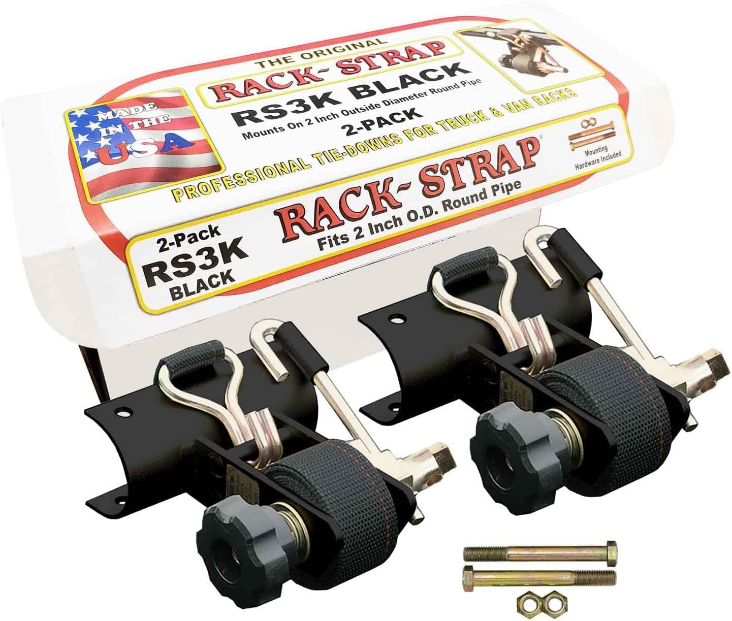 2 Pack, Rack-Strap, The Original American Made Ladder Rack Tie-Downs ...