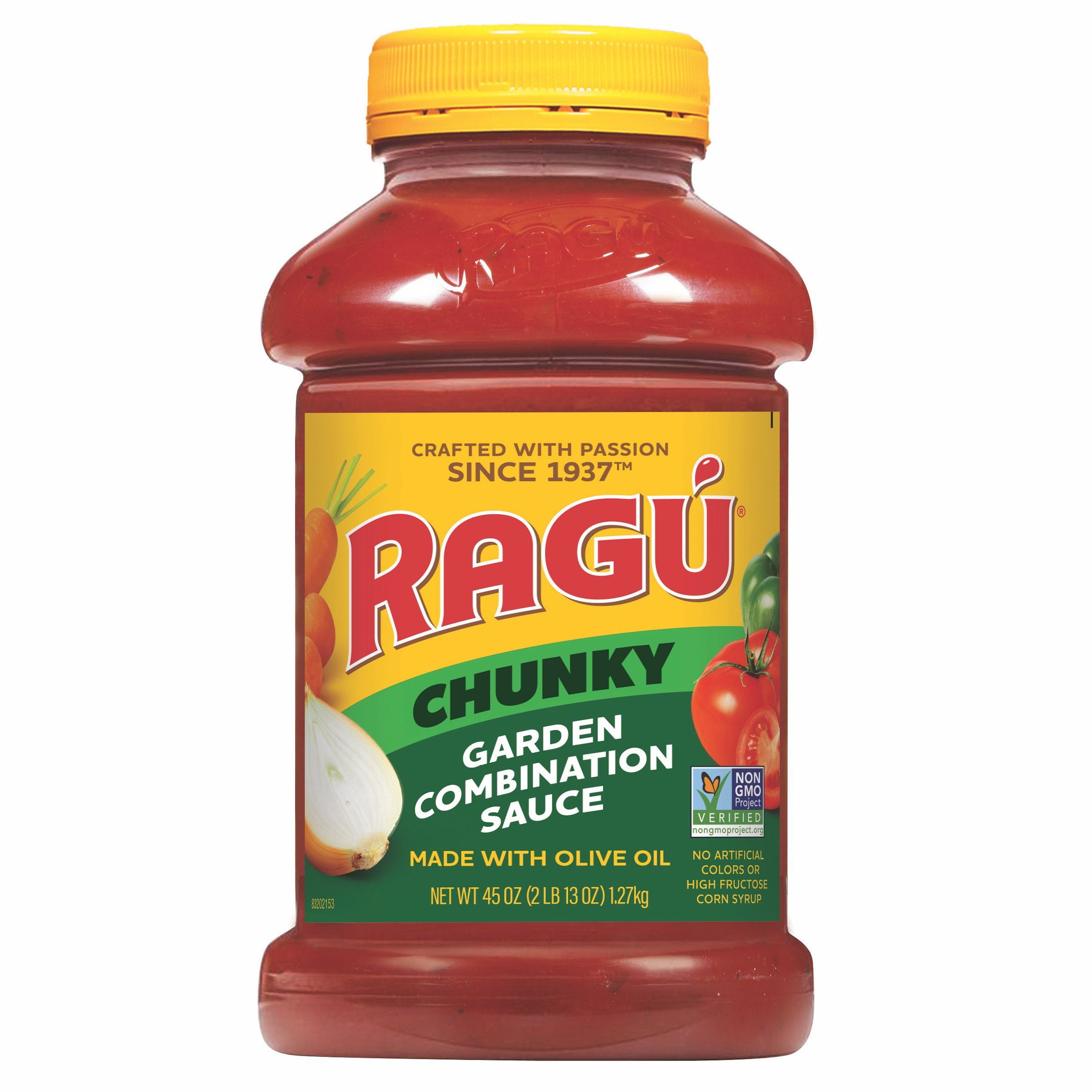 2 Pack - Ragu Chunky Garden Combination Pasta Sauce - 45 oz Packaging may vary