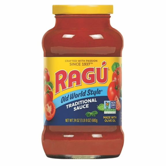( 2 Pack ) Ragu Old World Style Traditional Pasta Sauce, Made with Olive Oil, 24 oz