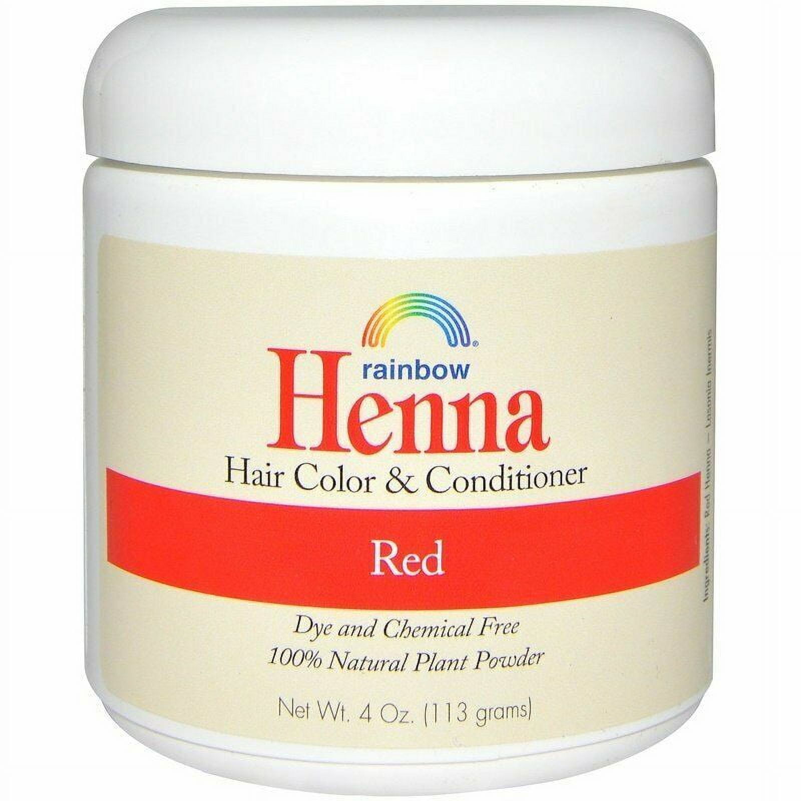 2 Pack Rainbow Research Henna Hair Color and Conditioner Persian Red - 4 oz