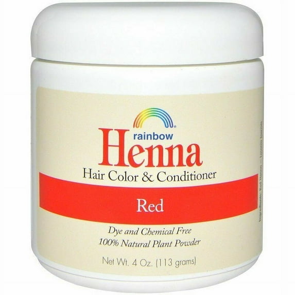 2 Pack Rainbow Research Henna Hair Color and Conditioner Persian Red - 4 oz