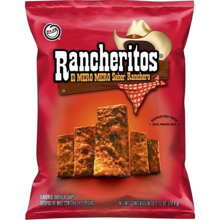 2 Pack Rancheritos Original Flavored Tortilla Chips, 2.625 oz Bag