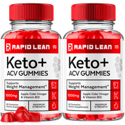 (2 Pack) Rapid Lean Keto ACV Gummies Apple Cider Vinegar Supplement for Energy & Focus - 120 Gummies