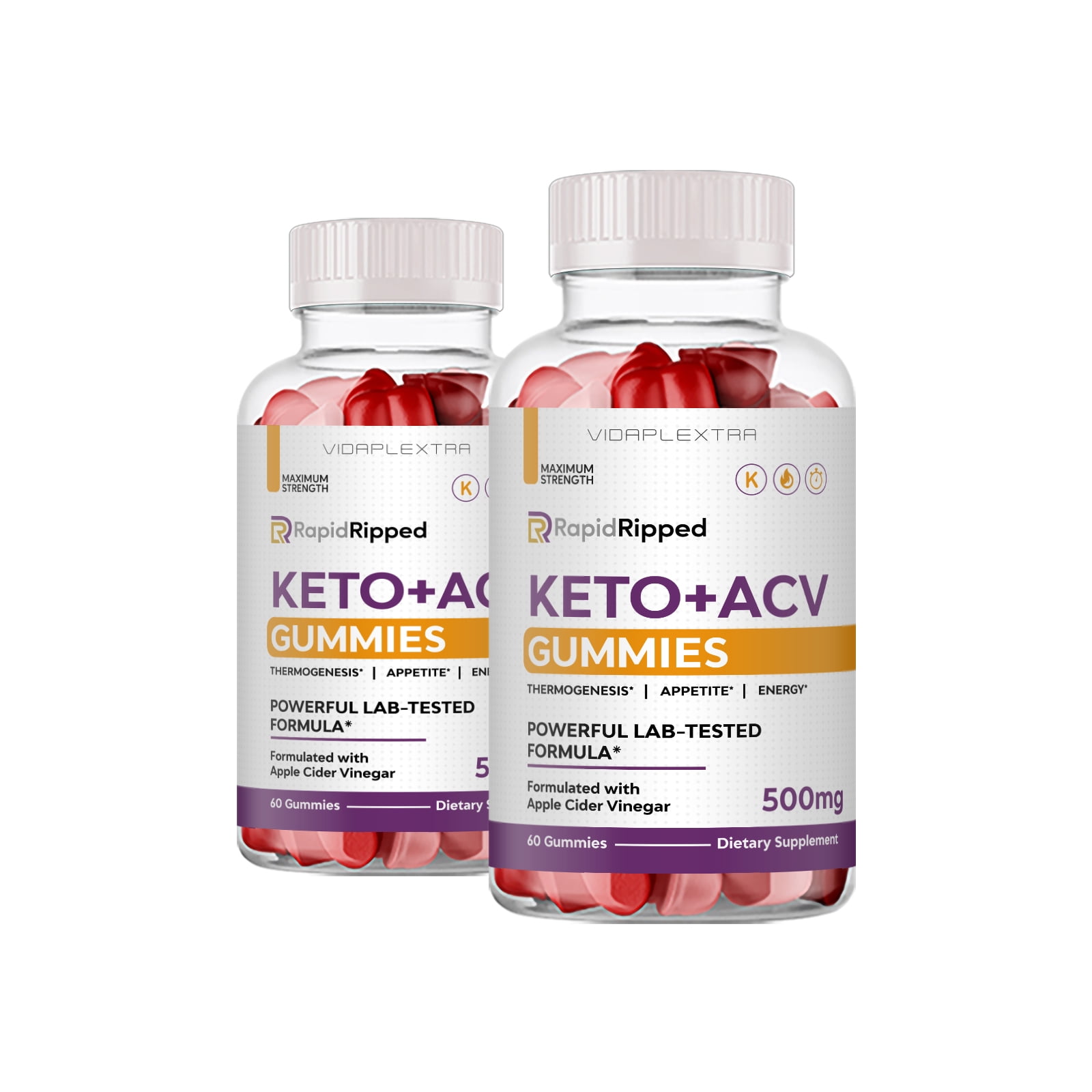 2 Pack Rapid Ripped Gummies Rapid Ripped Keto Acv Gummies