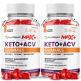 thumbnail image 1 of (2 Pack) Rapid Ripped Max + Keto ACV Gummies, Apple Cider Vinegar, Max Strength, 2 Month Supply Dietary Supplement, Made in USA, 1 of 6