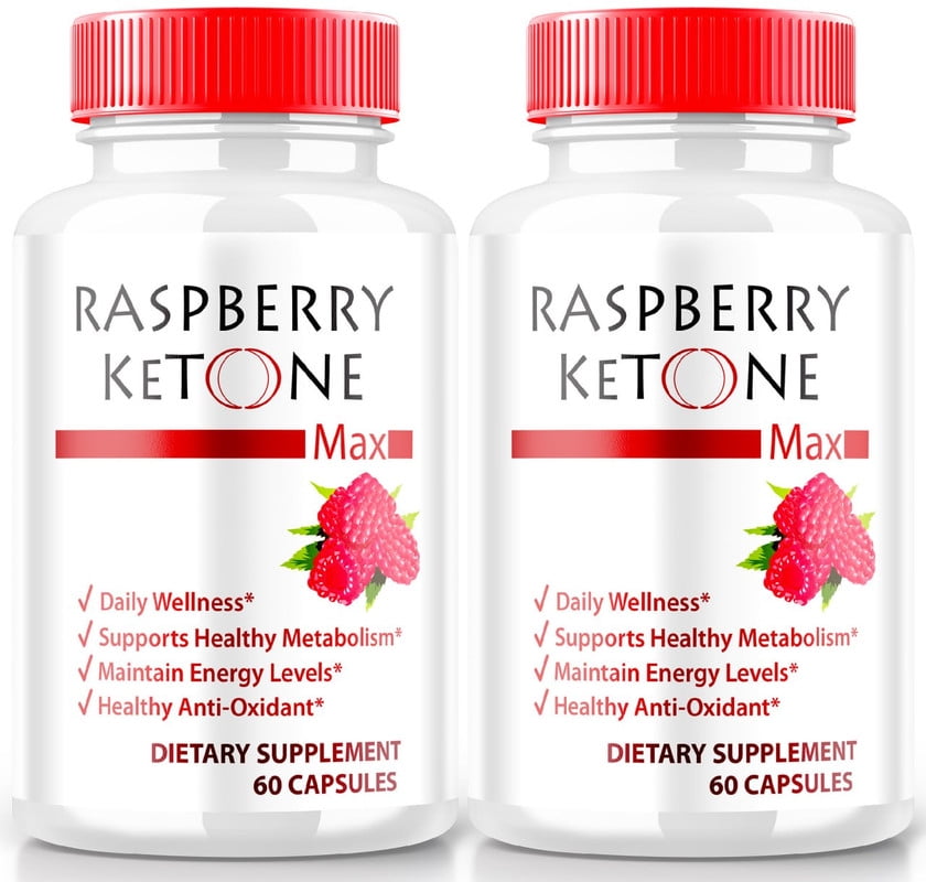 (2 Pack) Raspberry Ketone Capsules, All-Natural Weight Loss Formula to Support Active Lifestyle, Unlock Your Fitness Goals, RaspberryKetone 1200MG, Official Keto Pills (120 Capsules)