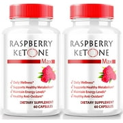 (2 Pack) Raspberry Ketone Capsules, All-Natural Weight Loss Formula to Support Active Lifestyle, Unlock Your Fitness Goals, RaspberryKetone 1200MG, Official Keto Pills (120 Capsules)