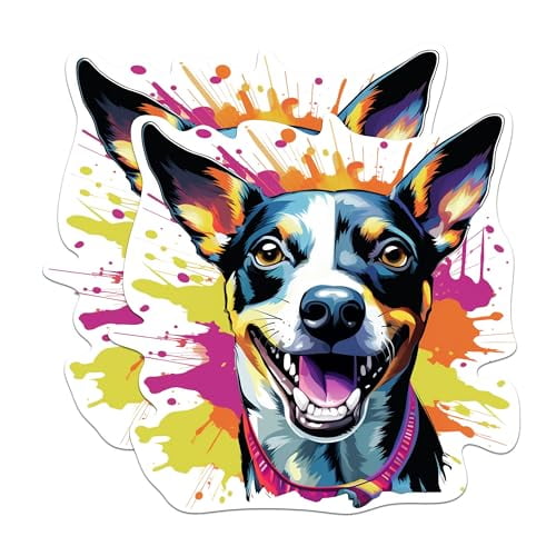 Scribble Paw Dog Magnet: I Love My Jack Russell Terrier - 5.5" For Car & Fridge-754102
