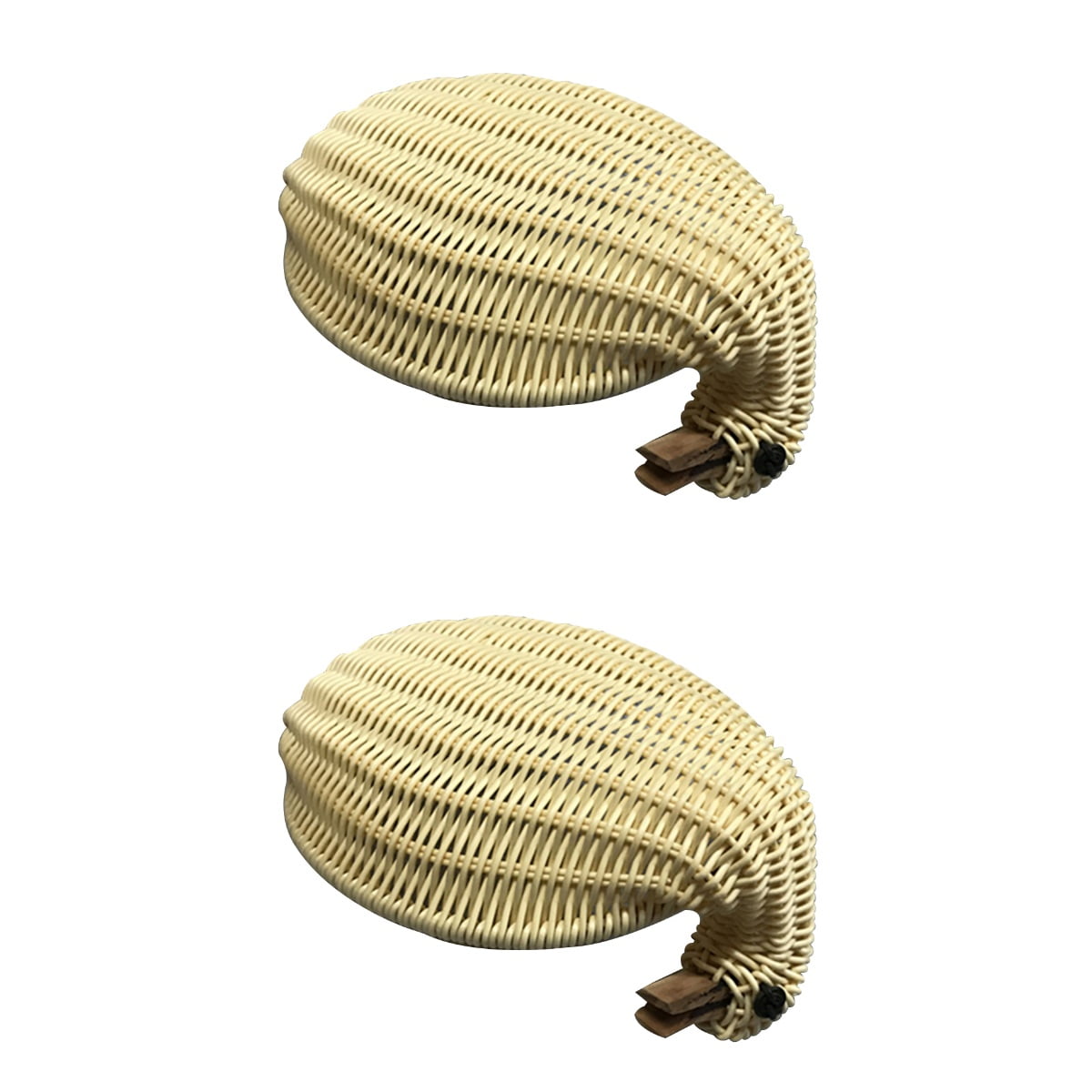 Set of 2 Storage Rattan Dish Basket Food Reed Diffuser Cute Mug ...