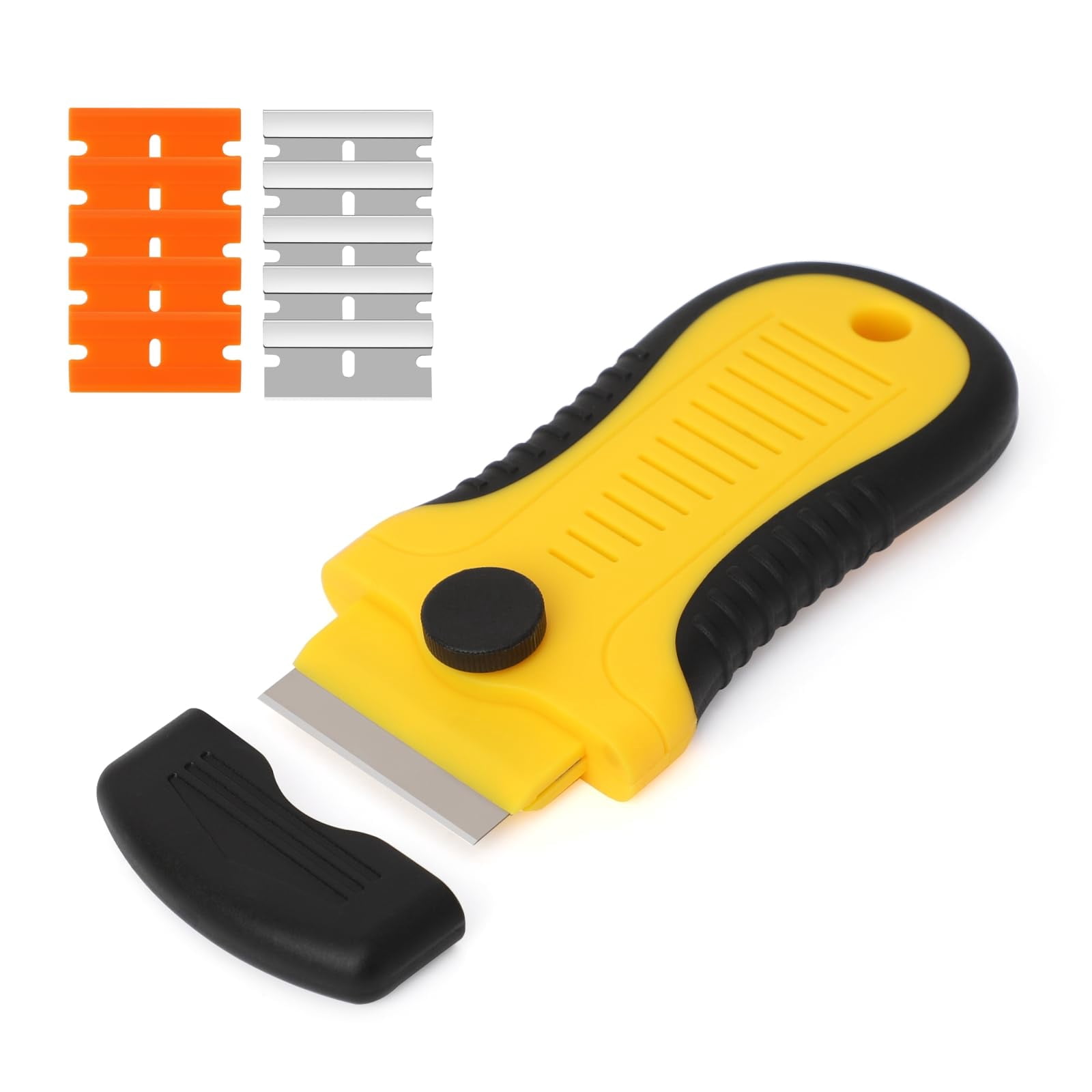 2 Pack Razor Blade Scraper Plastic Razor Blade Scraper Scraper Tool ...