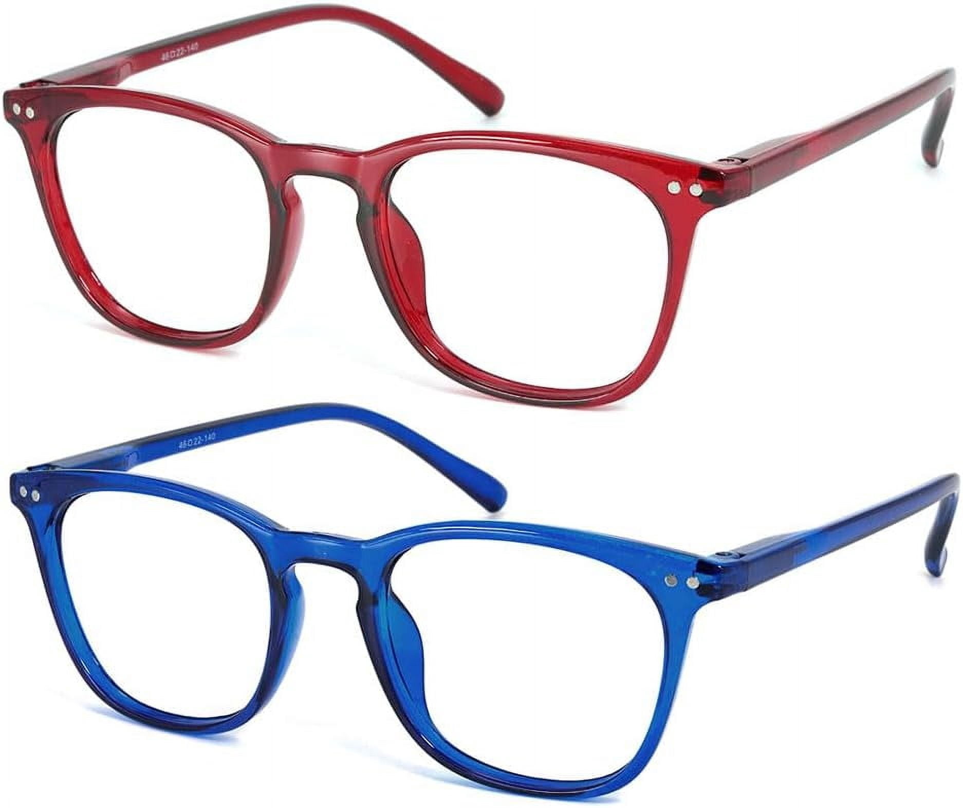 ZHIMEI-2 Pack Reading Glasses Women 1.75 Stylish Designer Readers 1.75 ...