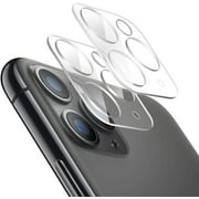 [2-Pack] For Rear Camera Lens of iPhone 11 Pro and 11 Pro Max Tempered Glass Screen Protector, 9H, Anti-Scratch, Anti-Bubble, Anti-Fingerprint By NoCaze {Compatible for iPhone 11 Pro and 11 Pro Max}