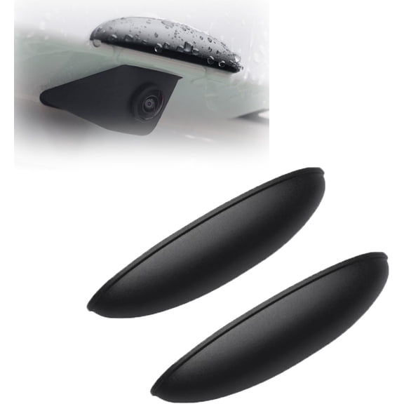 2-Pack Rear View Backup Camera Cover, Silicone Protection Cover for Backup Camera, Anti-Rain Protector Car Exterior Accessories for Blocking Rainwater and Clearer Reversing View