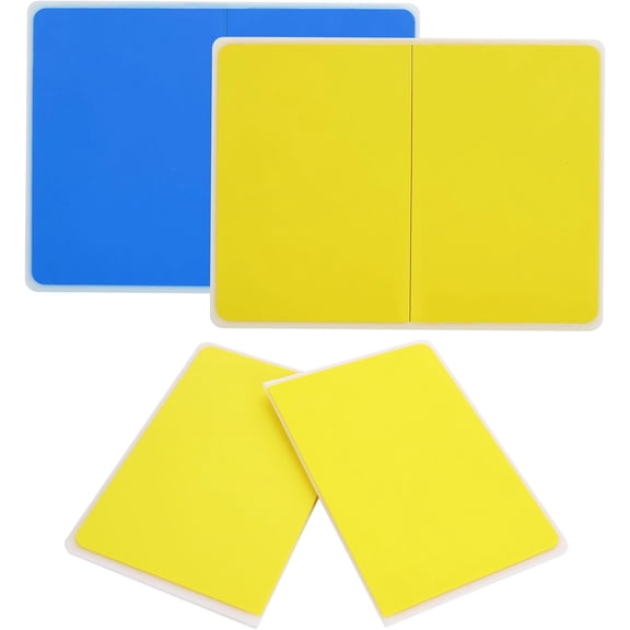 2 Pack Rebreakable Boards Martial Arts, Reusable Plastic Taekwondo Boards for Breaking Available in 2 Levels of Difficulty, Karate Mma Ninja Training Boards for Breaking (Yellow,Blue)