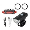 2 Pack Rechargeable Bike Lights, Ultra Bright Bicycle Headlight and