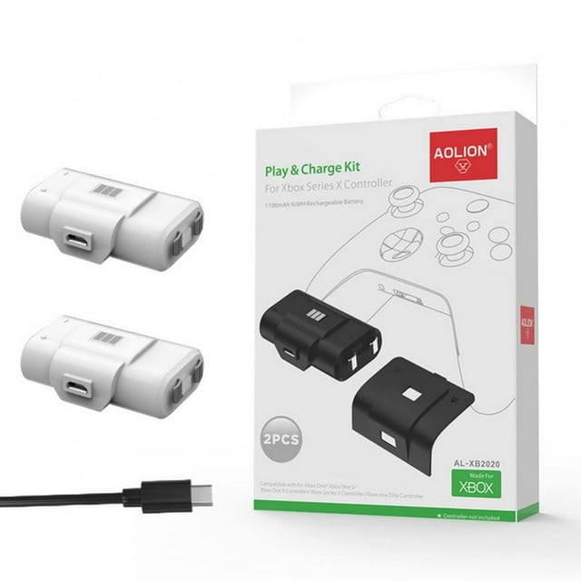 2 Pack Rechargeable Controller Battery Pack for Xbox One/Xbox Series X