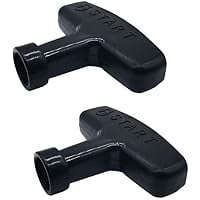 2-Pack Recoil Starter Pull Handle Grip, Durable Starter Handle for Small Engine Equipment, for Yard Care & Equipment Maintenance