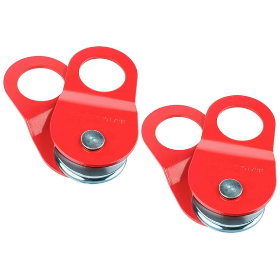 (2 Pack) Recovery Winch 10 Ton Snatch Block, Towing Pulley Blocks 22,000 lbs Capacity, Off Roading, Hauling | Offroad Recovery Accessory for Truck, Tractor, ATV & UTV