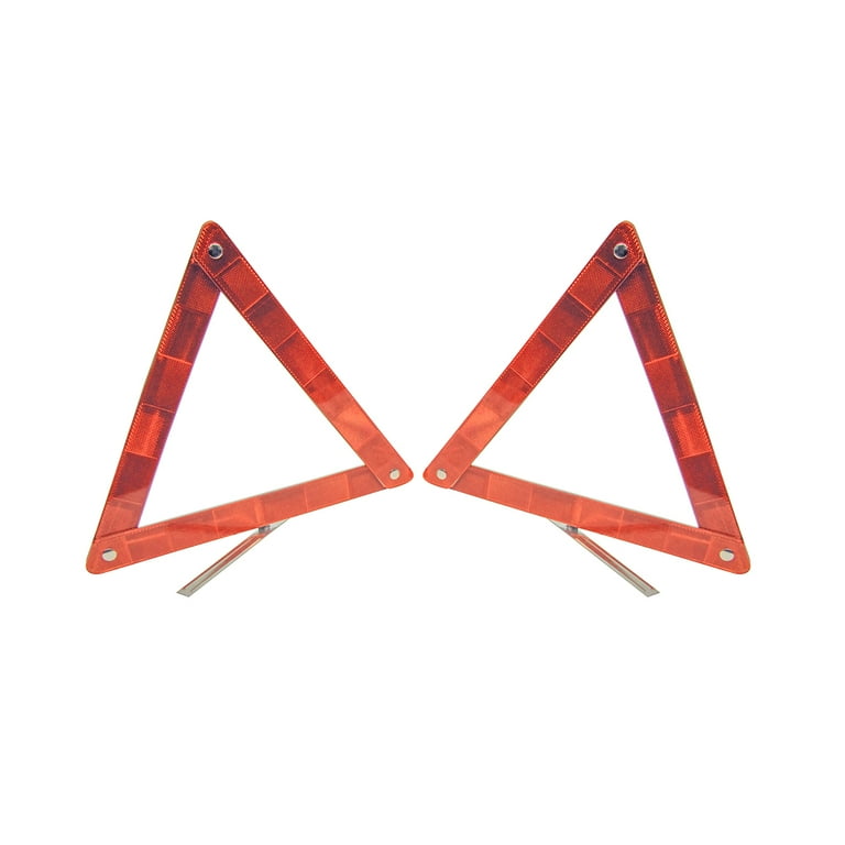 2pc Red Reflective Safety Reflector Roadside Emergency Essentials Warn Triangle 2pc Red Reflective Safety Reflector Roadside Emergency Essentials Warn Triangle