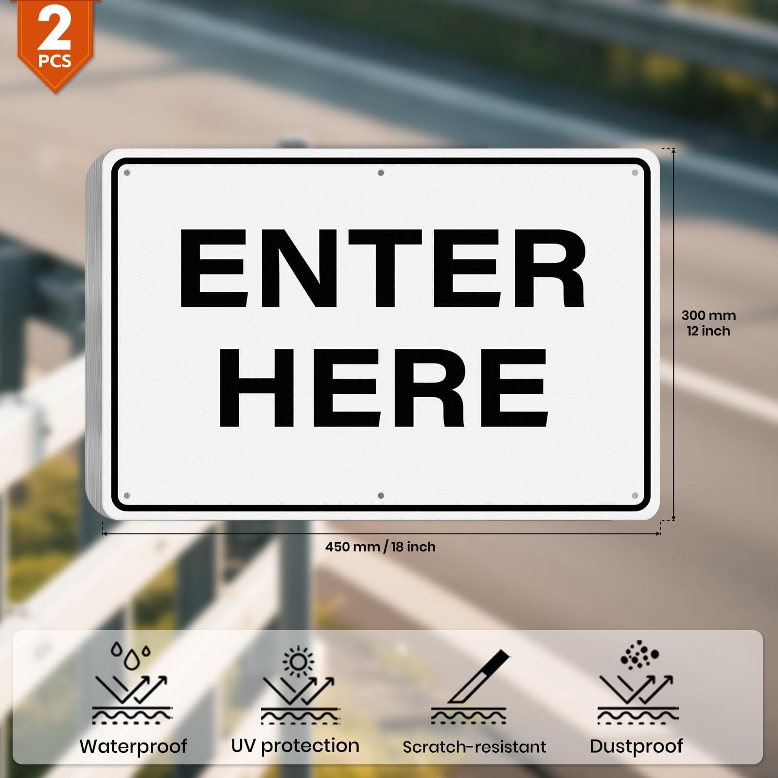 Enter Here Signs for Home and Business